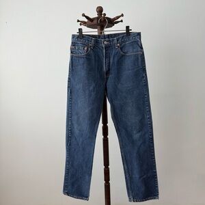 Levi’s 505 Original Reg Straight Leg Jeans Medium Wash Vintage Denim 33x32👖